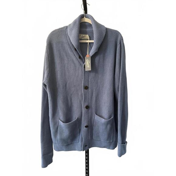 Grayers Men's Cotton Shawl Collar Cardigan Sweater - Picture 1 of 5